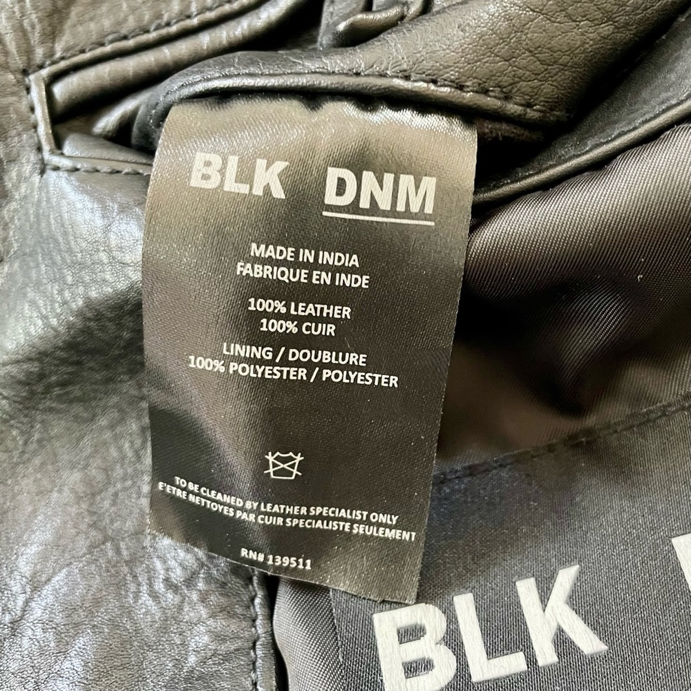 BLK DNM leather jacket - EUC - Picture 5 of 5